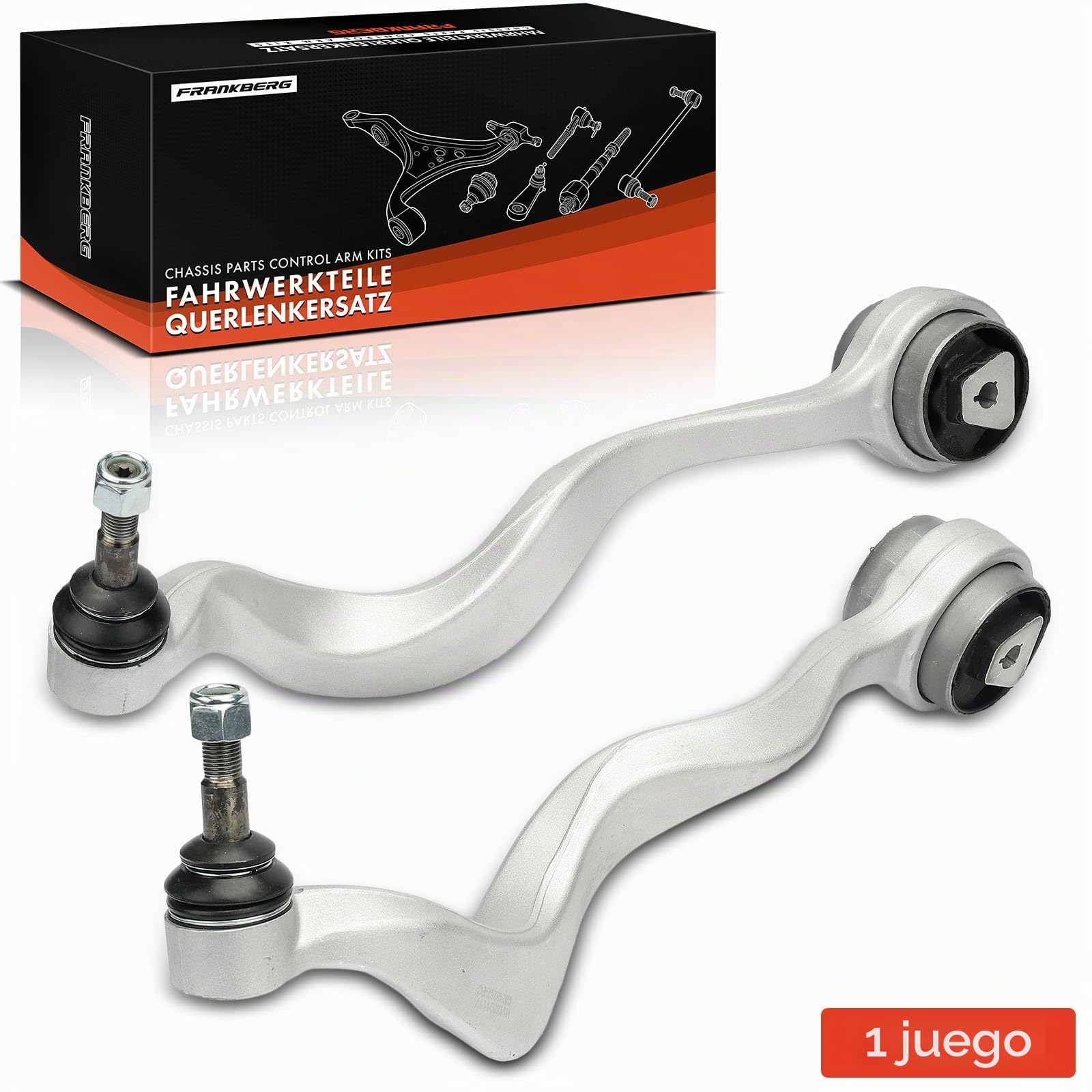 Frankberg 2 brazos de control del eje delantero 31126774826 | eje delantero, 31126774826; Compatible con: Serie 5 E60, Serie 5 Touring E61