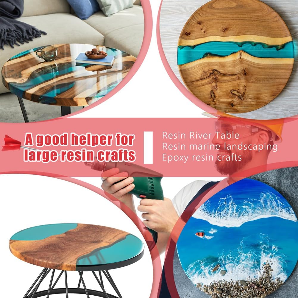 Lot de 8 agitateurs de peinture pour perceuse, mélangeur de perceuse, mélangeur époxy, mélangeur de peinture hélicoïdal pour la plupart des perceuses