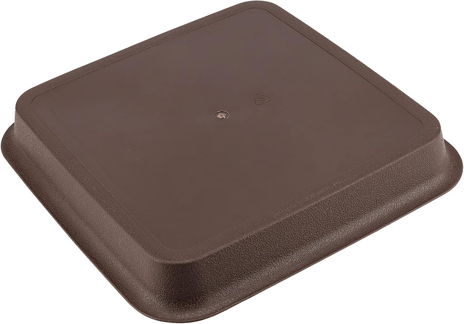 HOIGON 10 Pack 10 x 10 Inch Square Plant Saucer, Plastic Plant Saucer Drip Trays for Outdoor and Indoor Plant Pots, 1.5 Inch Deep, Dark Brown