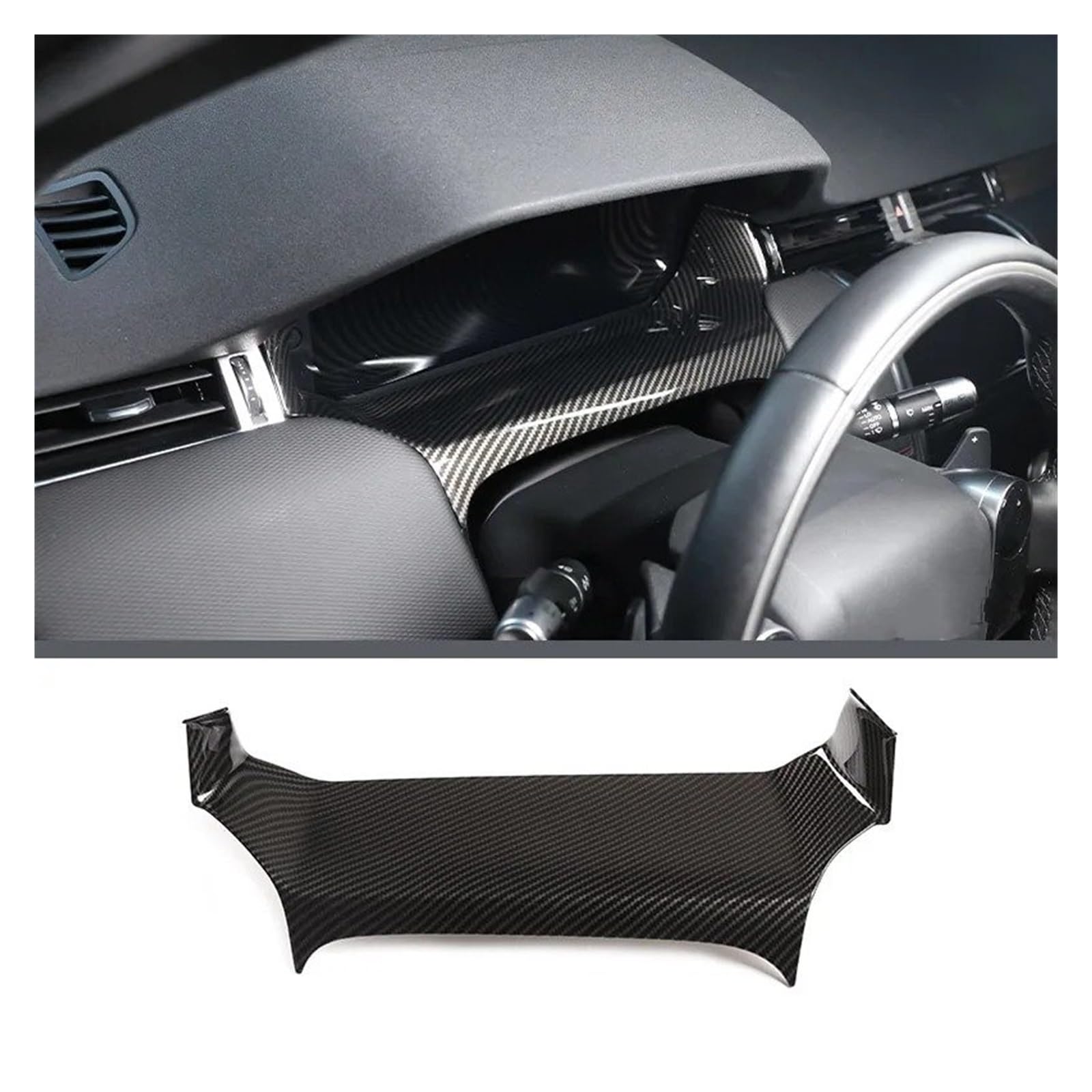Ajhjet K Interior Upgrade For Land For Rover For Discovery Sport 2020+ Interior For Dashboard Console Gear Shift Panel Decoration Cover Trim Stickers Abs Carbon Fiber