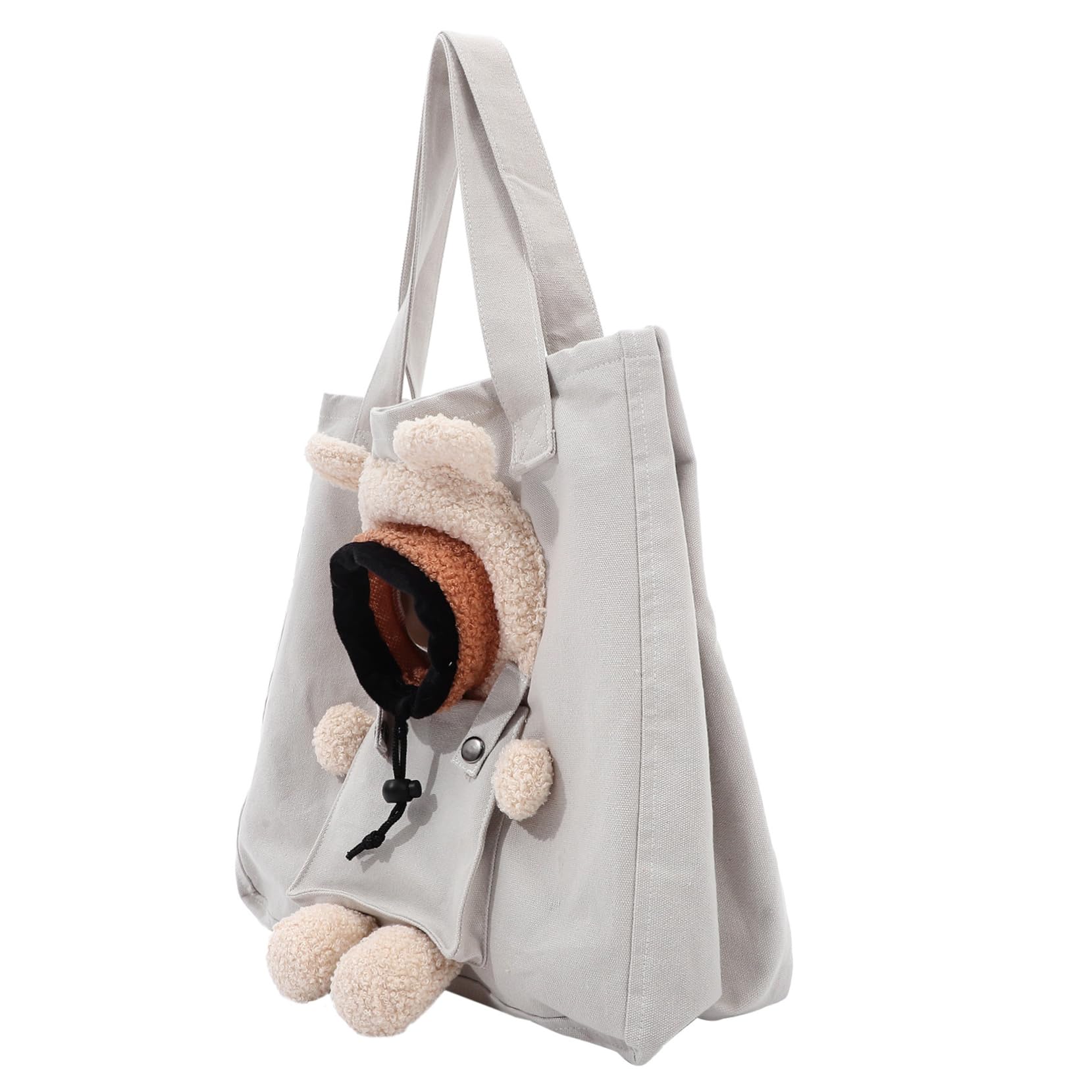 GALPADA Canvas Pet Carrier Bag for Small Dogs Cats Portable Sling Backpack with Stylish Design Comfortable Breathable Material for Outdoor Travel Shopping Adventures