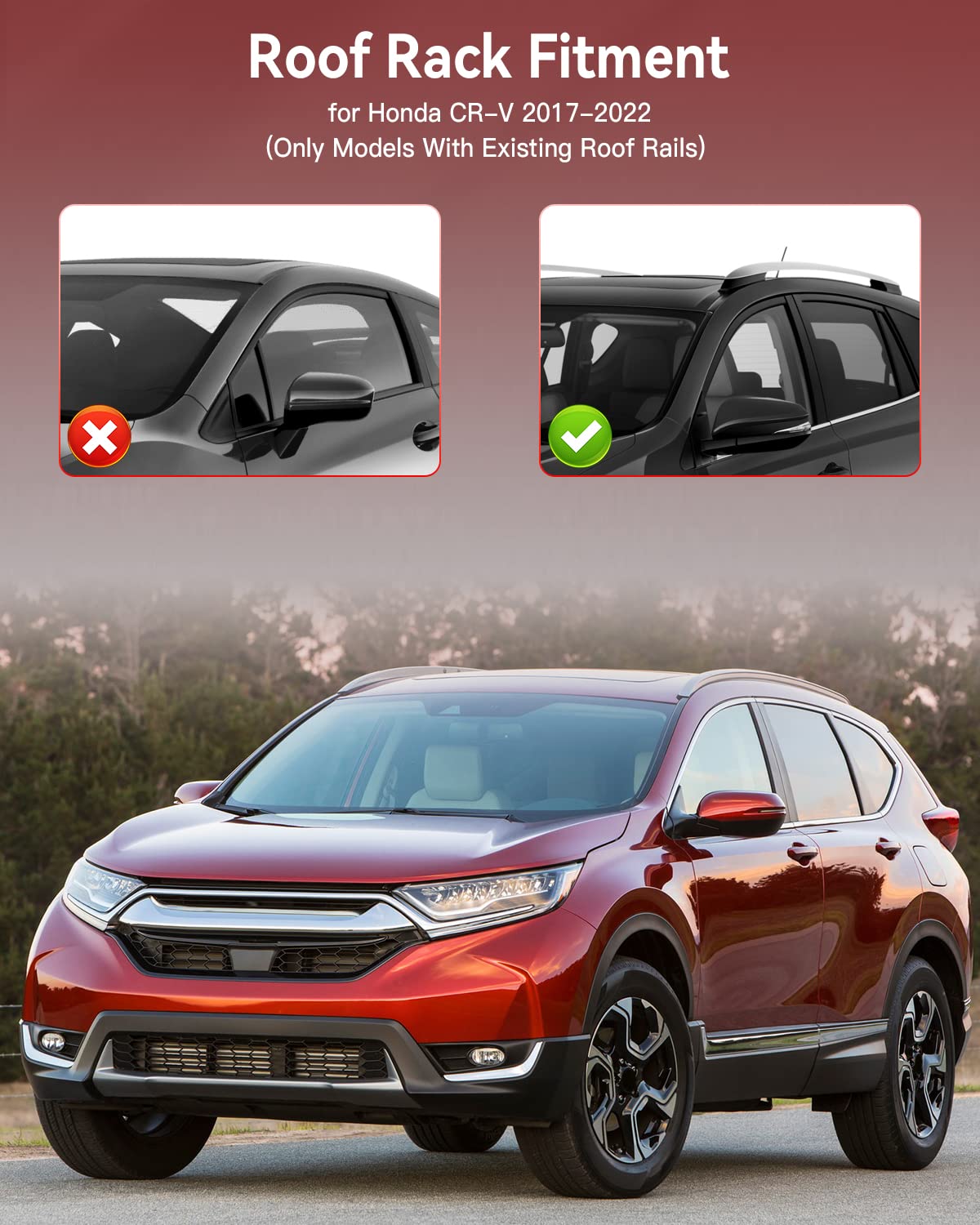 2022 Honda Roof Rack For Honda Crv 2020 PC Roof Rail Rack Cross