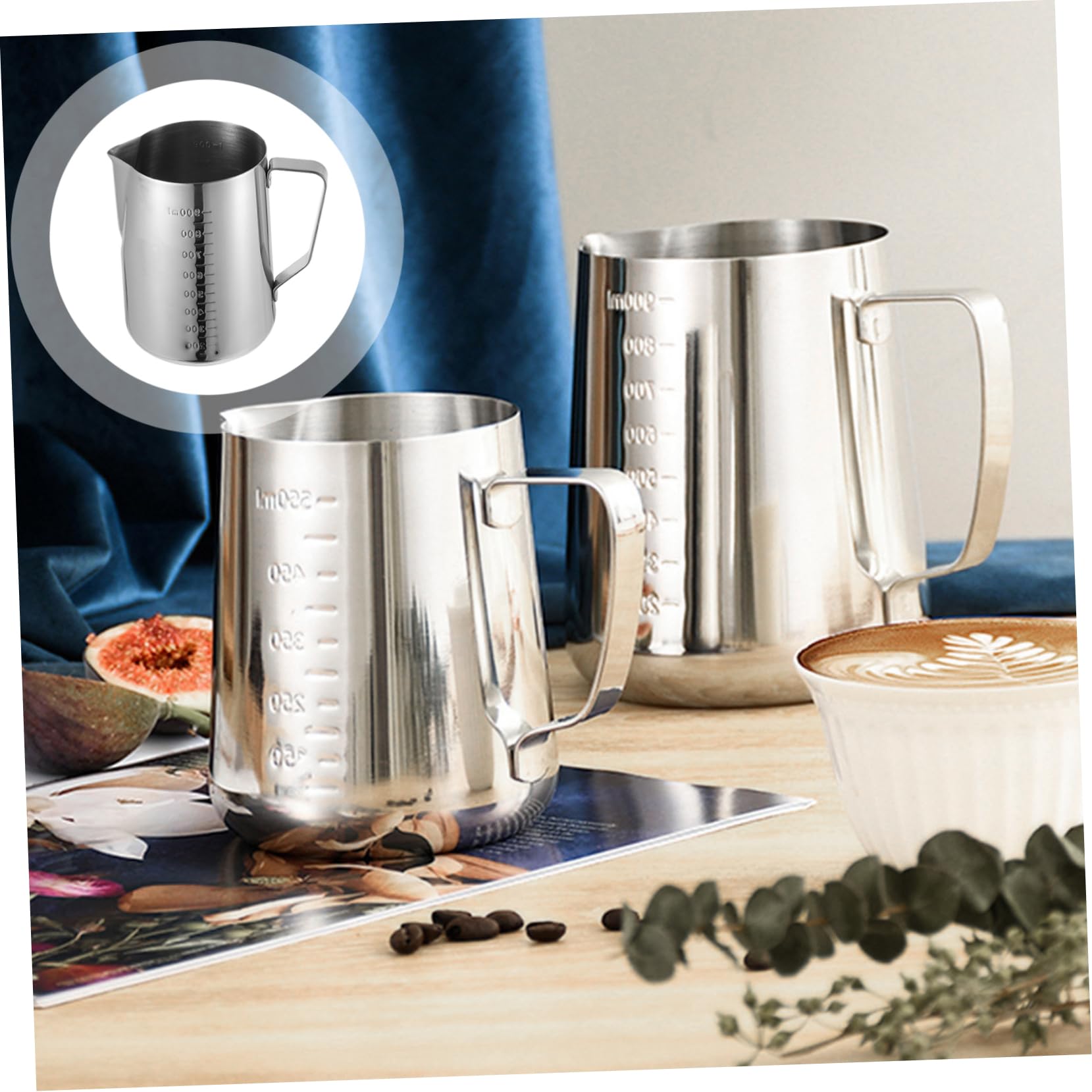 VILLCASE 1pc DIY Candle Melting Pot Wax Melting Cup with Ergonomic Handle for Scented Candle and Lipstick Making Essential Tool for Creative Crafts