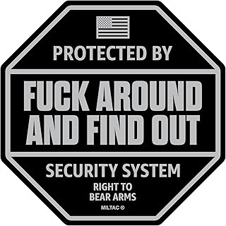 FAFO Magnet - FAFO Security Sign Warning