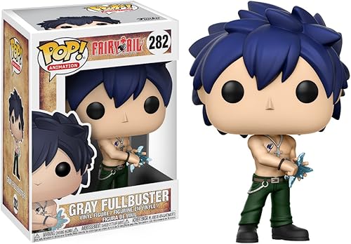 Miniatura 2 de Funko Pop Anime: Fairy Tail - Figura coleccionable de vinilo gris Fullbuster