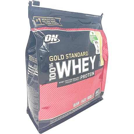 Optimum Nutrition Gold Standard 100% Whey Protein Vanilla Ice Cream - 80 Servings