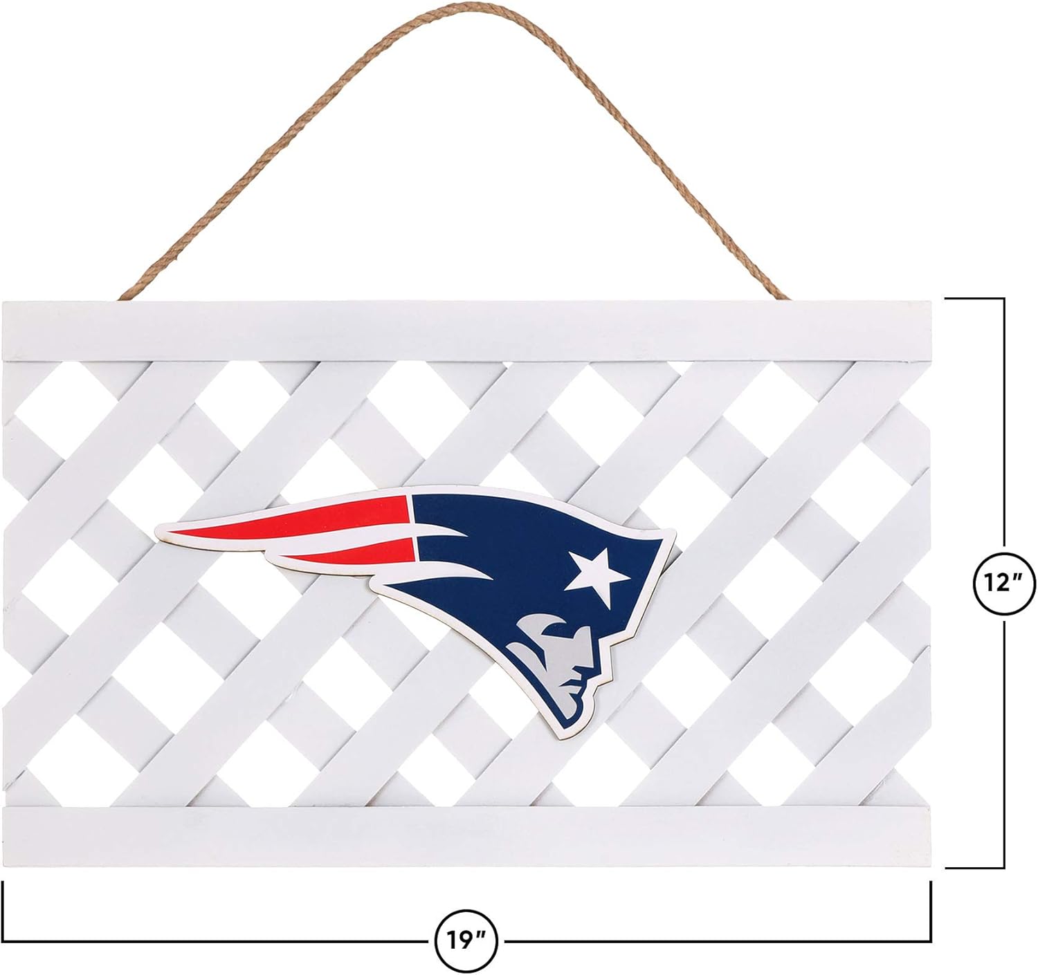 foco NFL Team Logo Lattice Garden Hanging Wall Sign