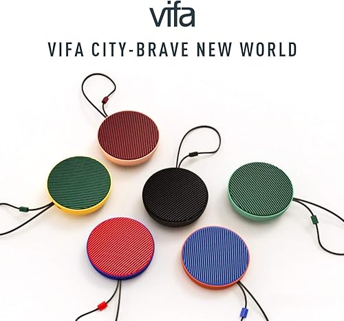 Miniatura 6 de Vifa Altavoz Bluetooth de la ciudad, altavoz inalámbrico portátil, Bluetooth 5.0emparejamiento dualIPX4 impermeable, audio de alta fidelidad y