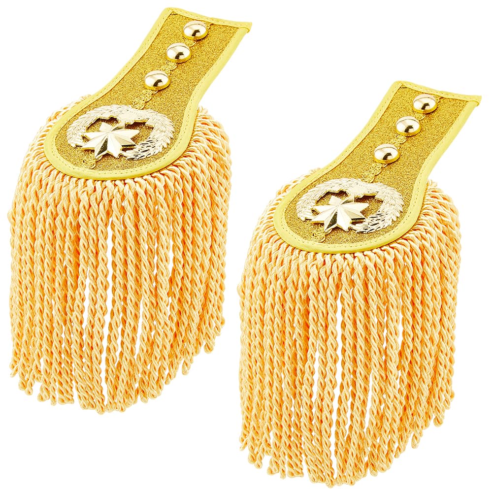 Gold SUPERFINDINGS 2Pcs Shoulder Epaulets Tassel Platinum Fringe Blazer  Epaulet Metal Fashion Shoulder Jewelry Rhinestones Cloth Accessories  Shoulder Pads, image size:1001x1001