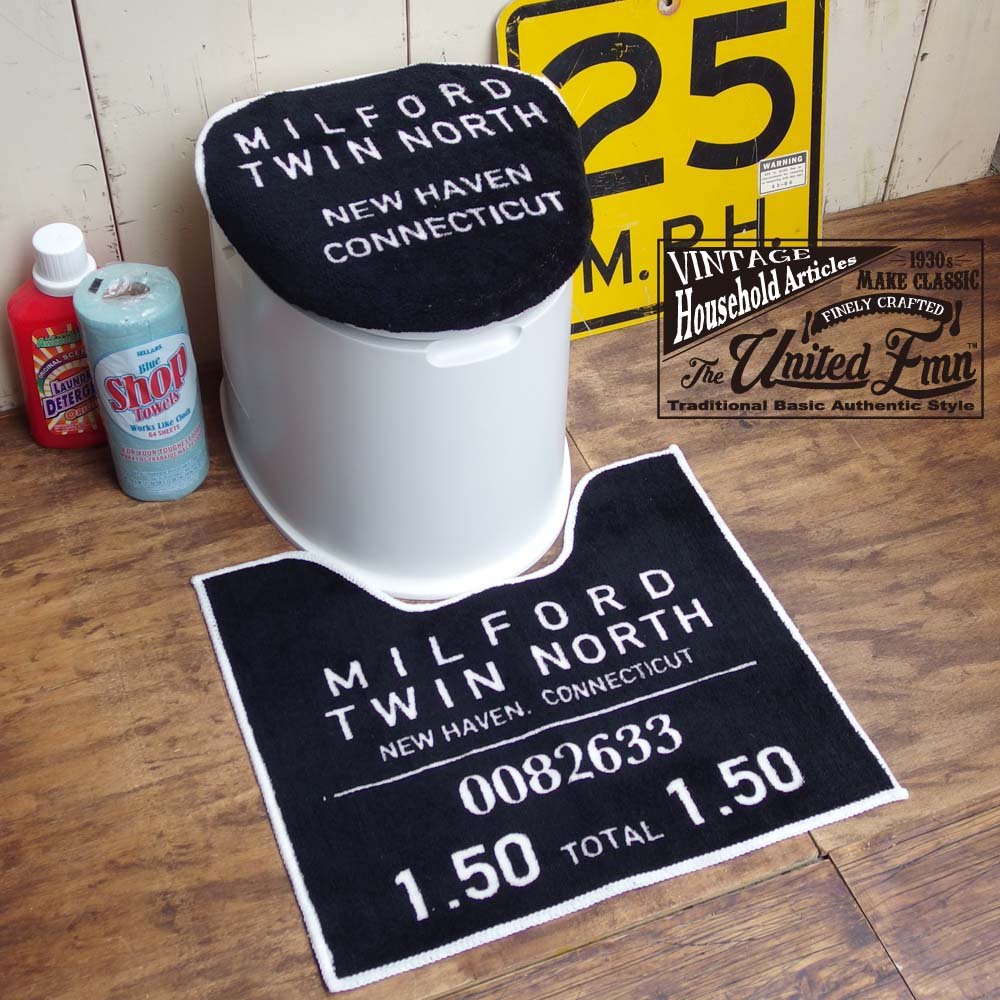 Amazon.co.jp: アメリカン トイレマット カバー＆マットセット【EMN-1