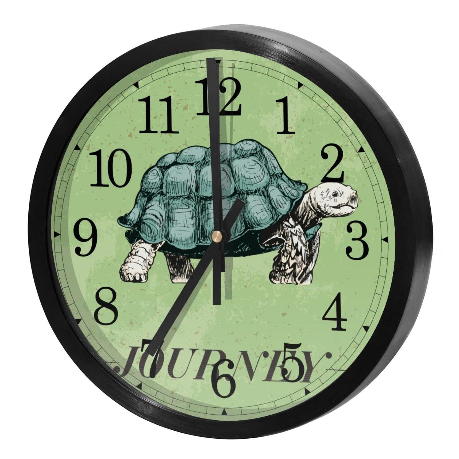 Horloge murale ronde tortue idéale pour créer une ambiance zen dans votre cuisine