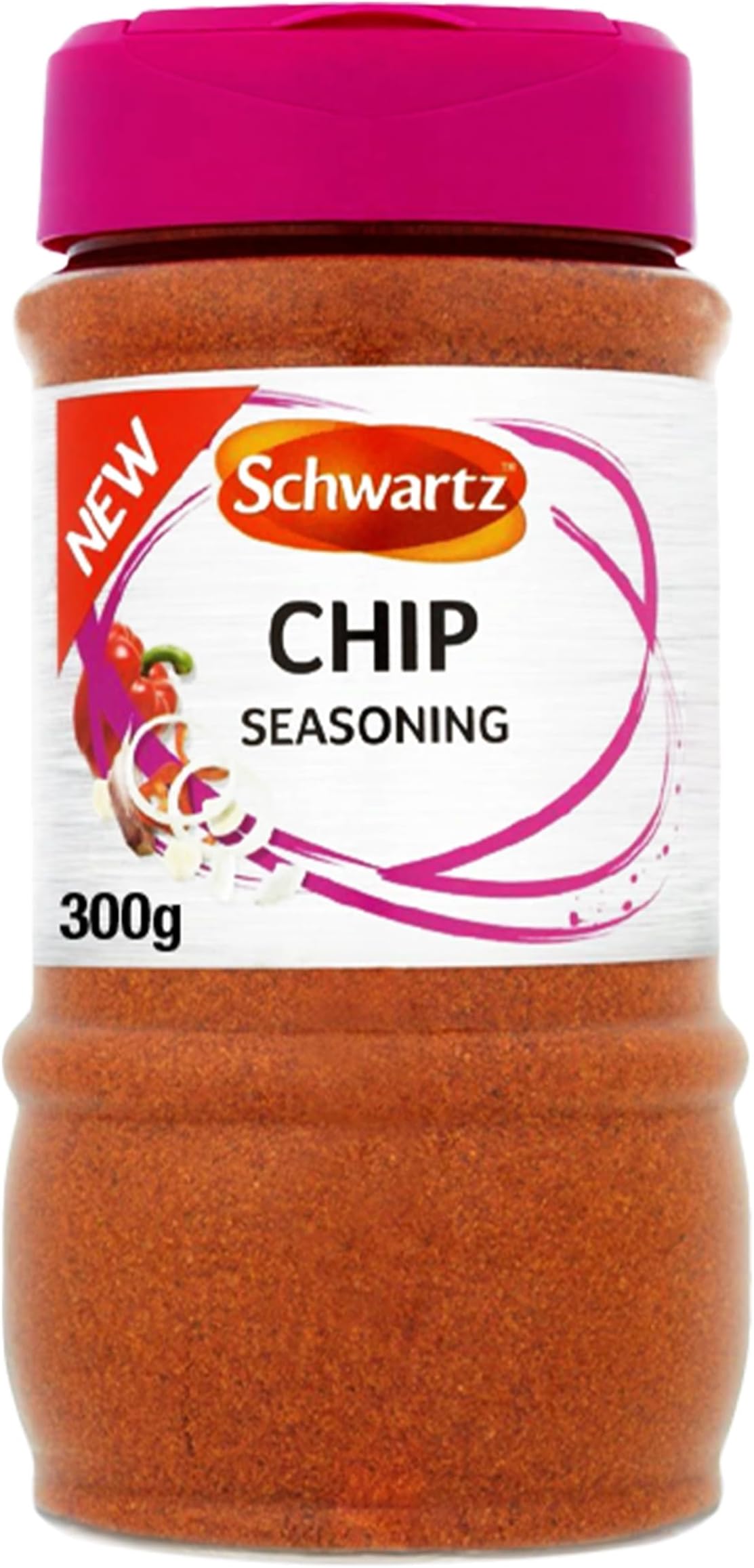 Schwartz Chip Seasoning Powder, Mild Spicy, Artificial Colours and Flavours Free, 300g