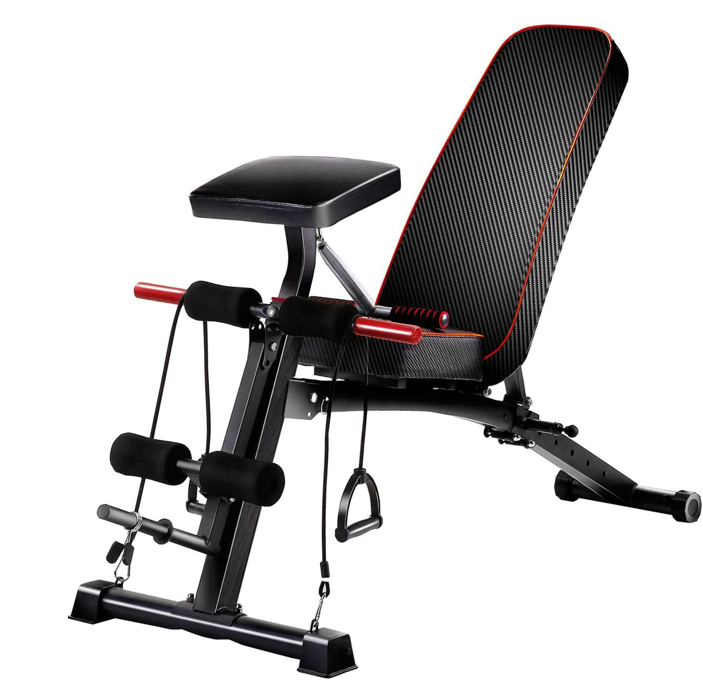 KiNGKANG K Adjustable Utility Bench sit Up Bench Foldable Fitness