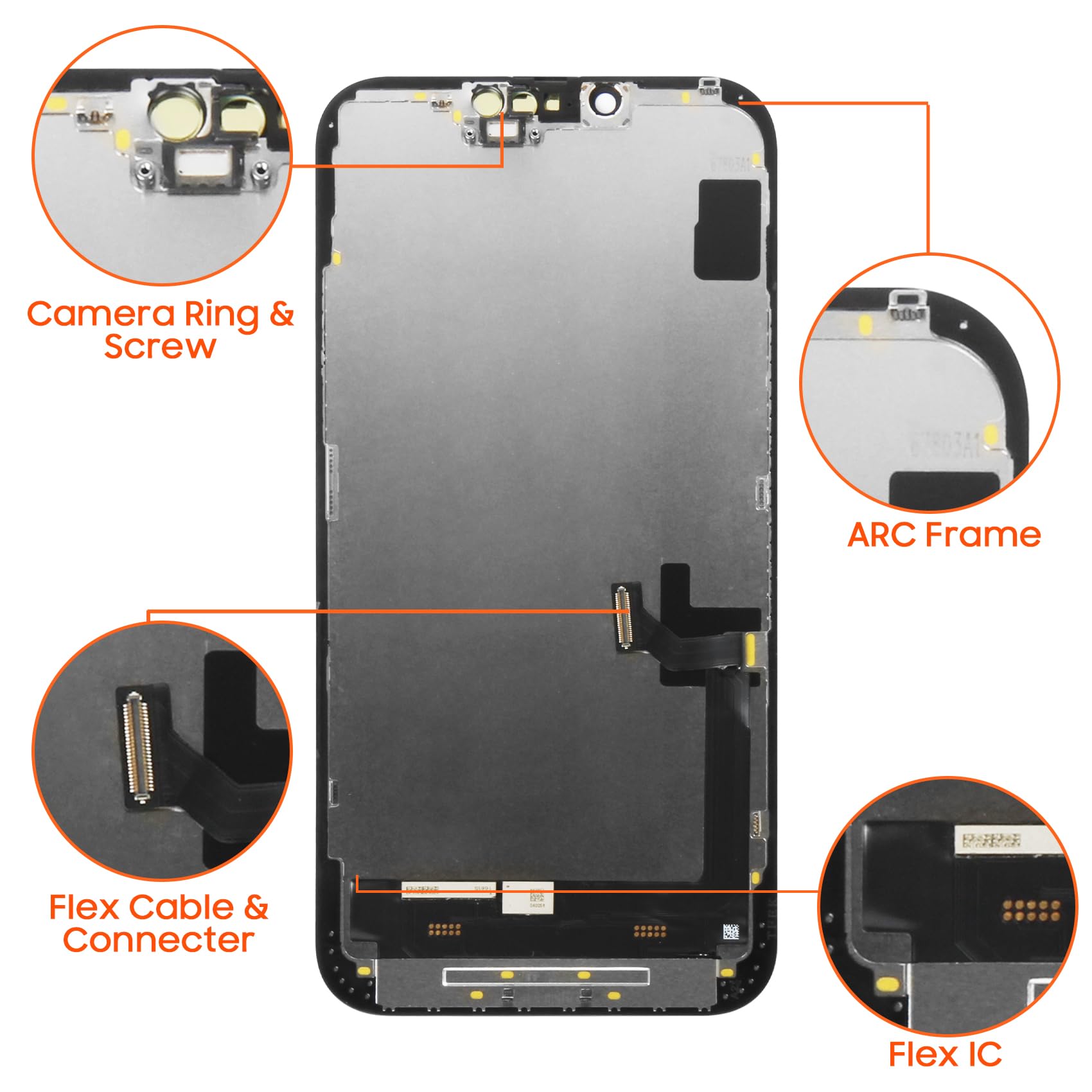 Amazon.com: A-MIND for iPhone 14 Plus Screen Replacement 6.7 inch