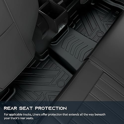 Miniatura 3 de ASLONG Alfombrillas de automóvil de 5 asientos para Toyota RAV4 2019, 2020, 2021, 2022 2023, forro de primera y 2 fila, juego completo delantero y