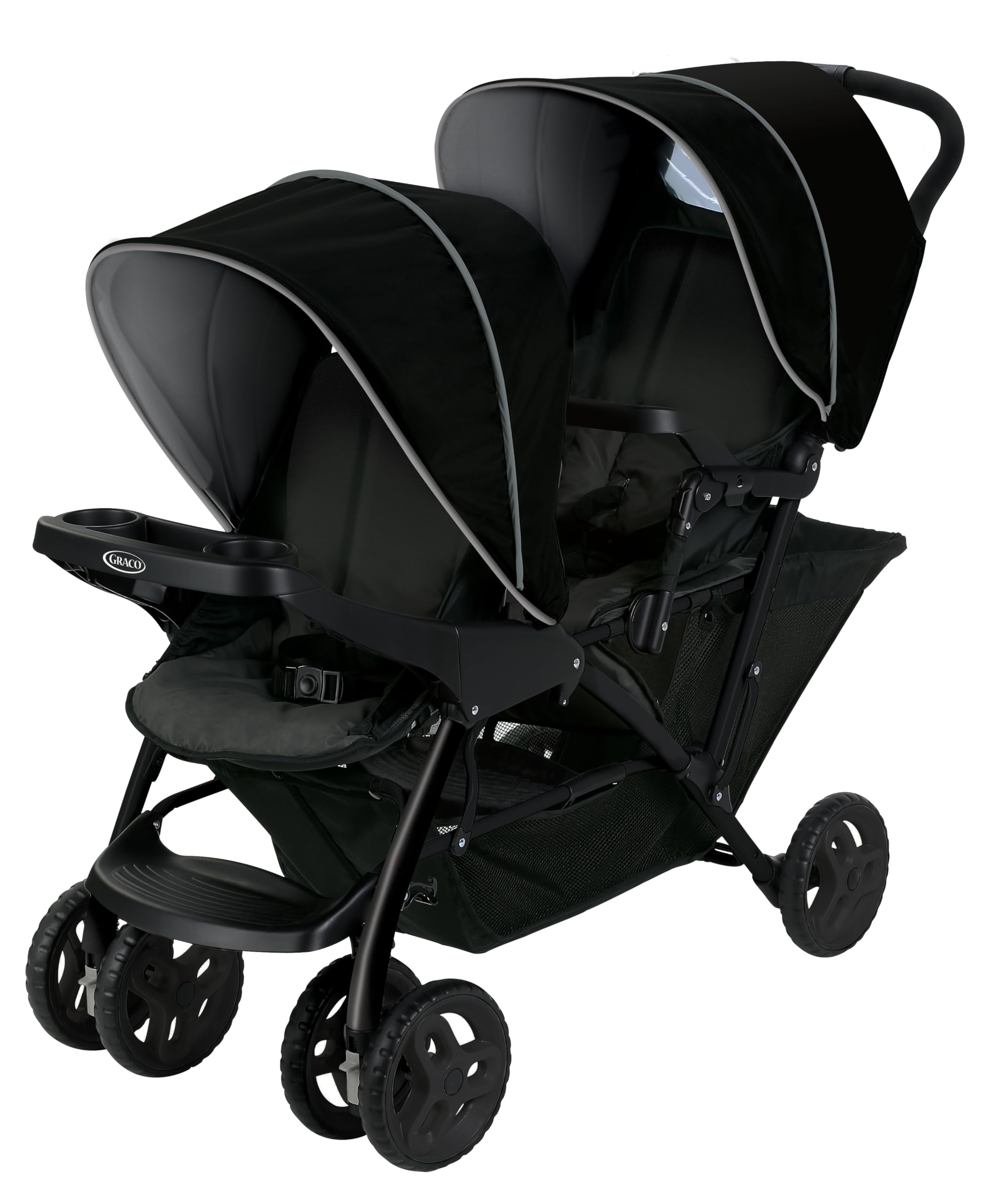 Graco Stadium Duo Click Connect - Silla de paseo, color gris/negro