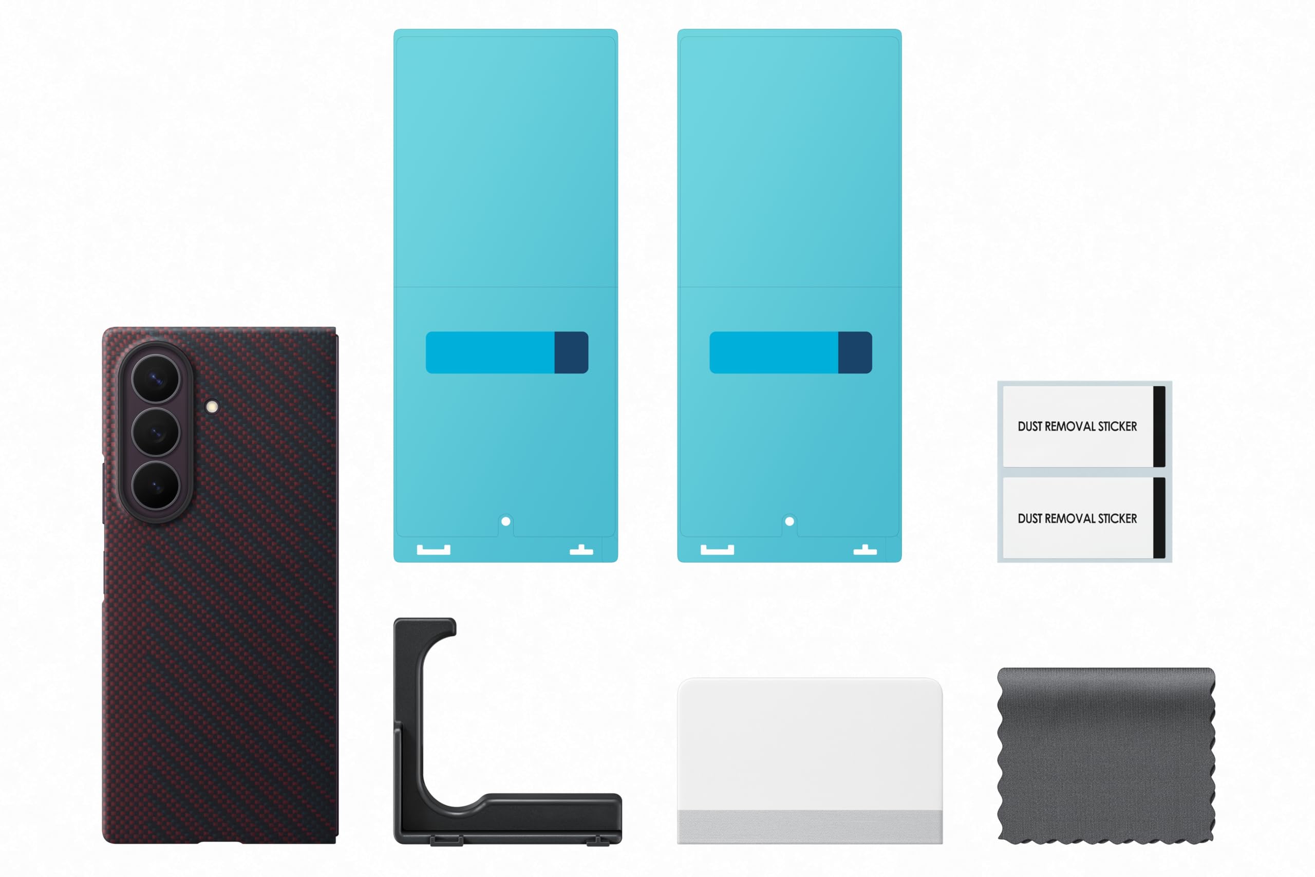 Samsung Carbon Magnet Case EF-KF976 für Galaxy Z Fold8 Ultra, Violet | Handy-Hülle mit Magnetring zur Anbringung von Zubehör, Schutz Case, stoßfest, dünn und griffig