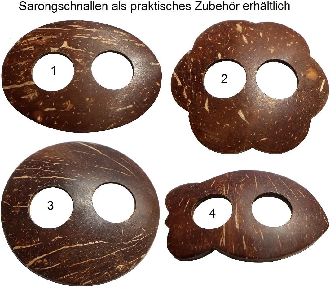 Wogeka Sarong - Serviette De Plage Opaque Et Aérée En Bleu