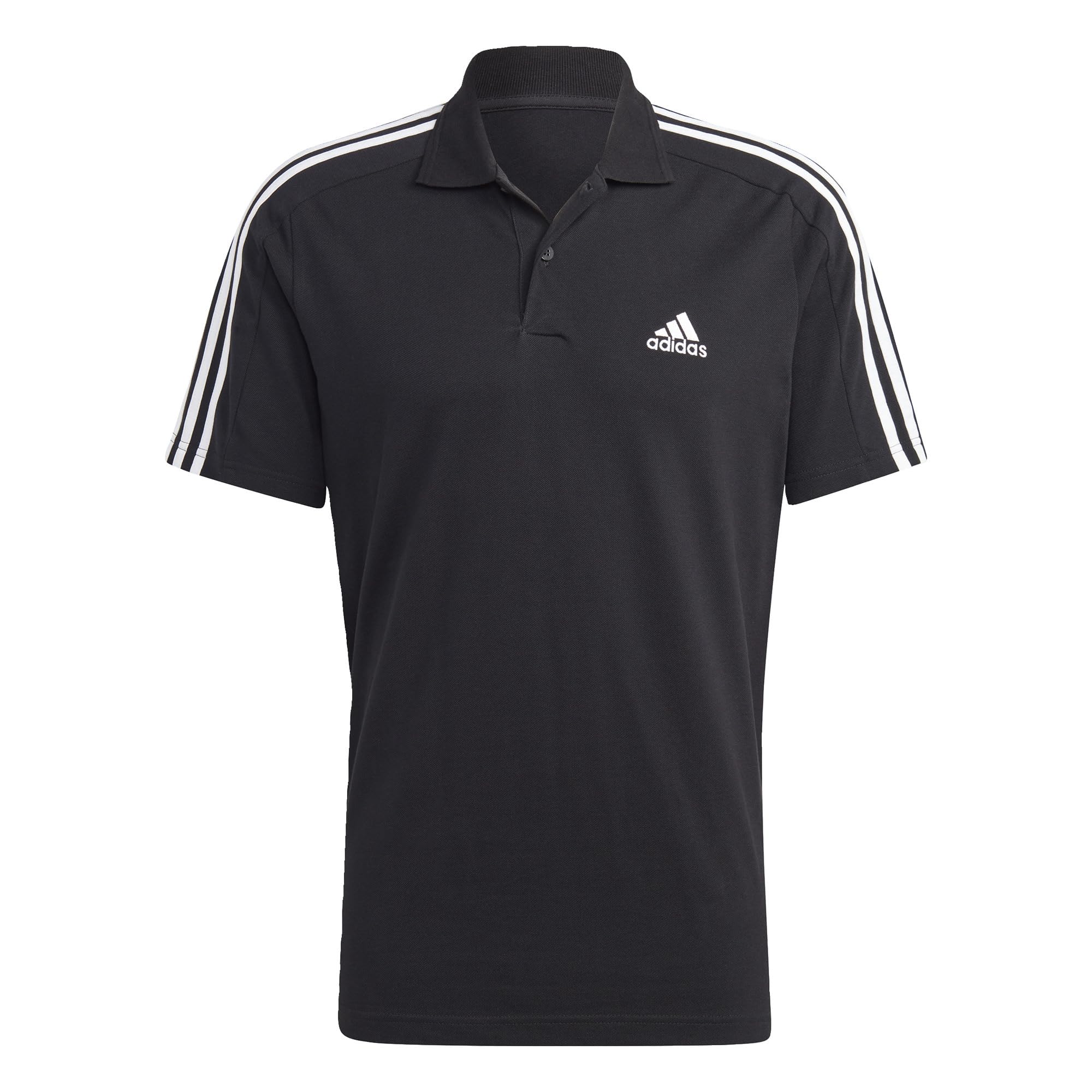 adidasMen's Essentials Piqué Embroidered Small Logo 3-Stripes Polo Shirt Polo Shirt (Short Sleeve) (Pack of 1)