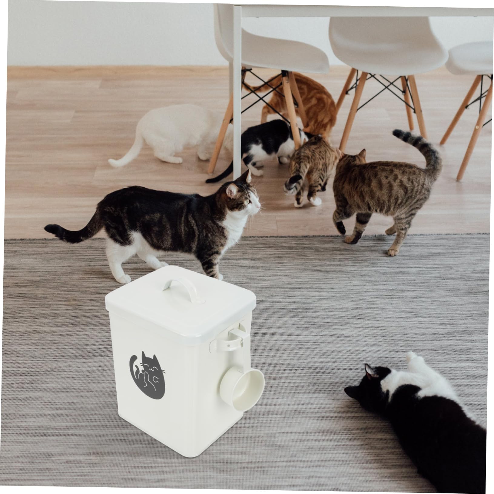 TOPBATHY Cubo Para Comida Para Perros Contenedor De Comida Multifuncional 1 Juego Sellado Fresco