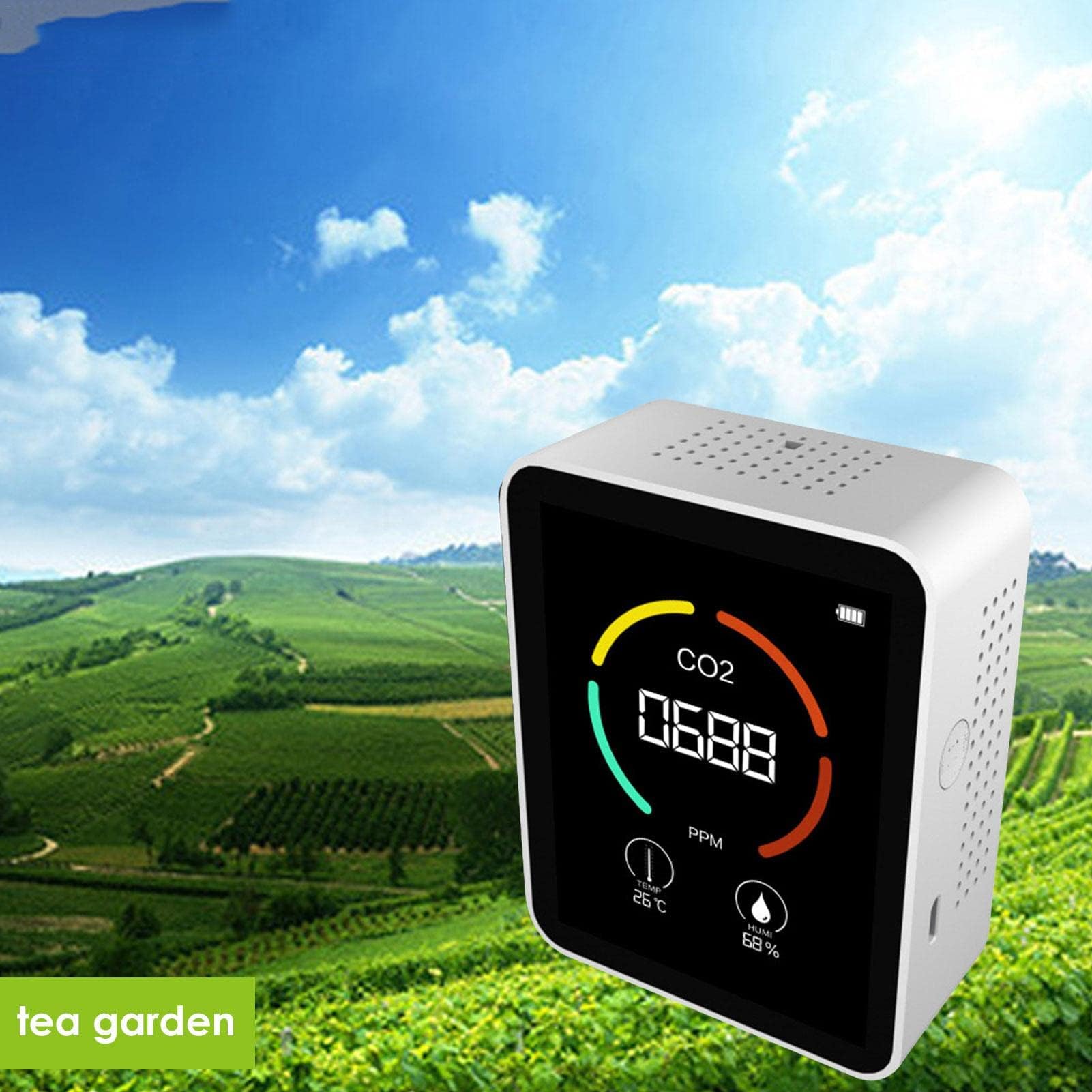 Amazon.co.jp: SAEYZ 測定器 二酸化炭素濃度計 センサー Co2モニター