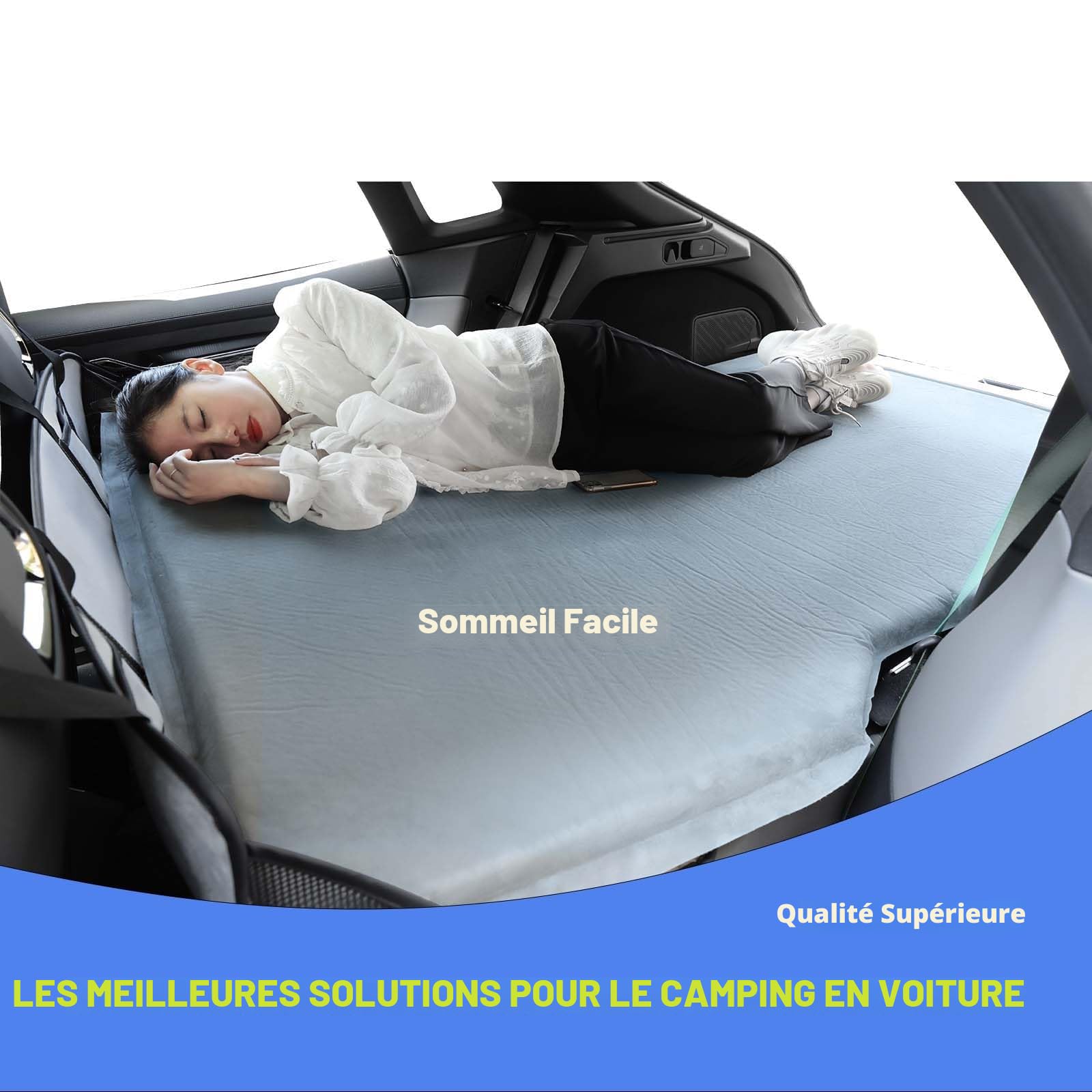 Plaque d'extension de matelas pour siège arrière, augmente l'espace de voyage dans le coffre et le camping dans le lit de voiture, accessoires pour SUV avec coffre