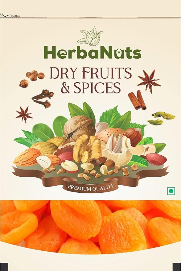 Kanak Dried Turkish Apricots 500gms, Dried Apricots Seedless, Dried