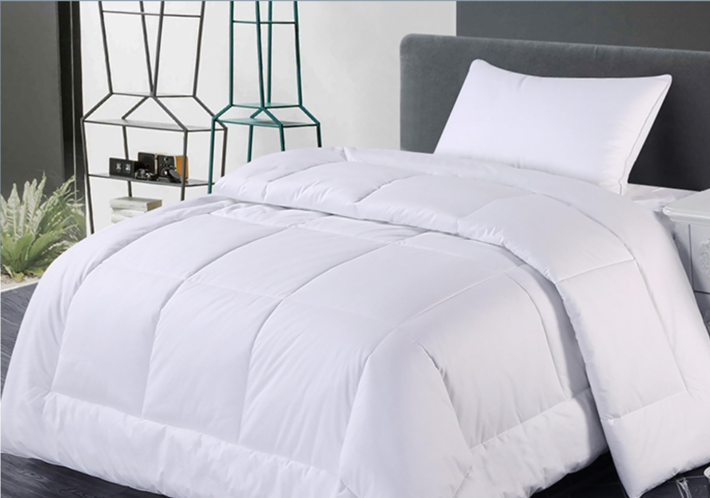 Relleno Nórdico de Fibra Hueca, Edredón 400gr/m² para Otoño Invierno, Suavidad y Calidez Extra, Cama 135-150 (220 x 220 cm)