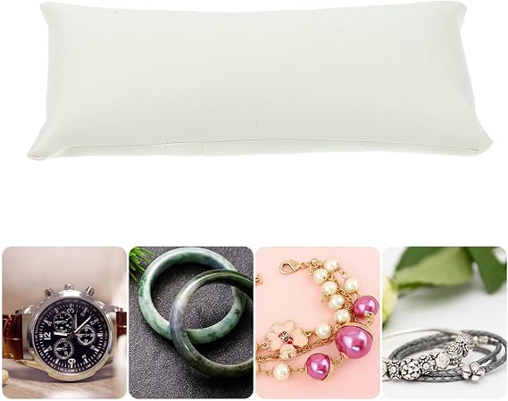 Cabilock Bracelet Watch Pillow Display Cushion for Jewelry Storage Pu Rectangular Watch Cushion Chic and Convenient Display