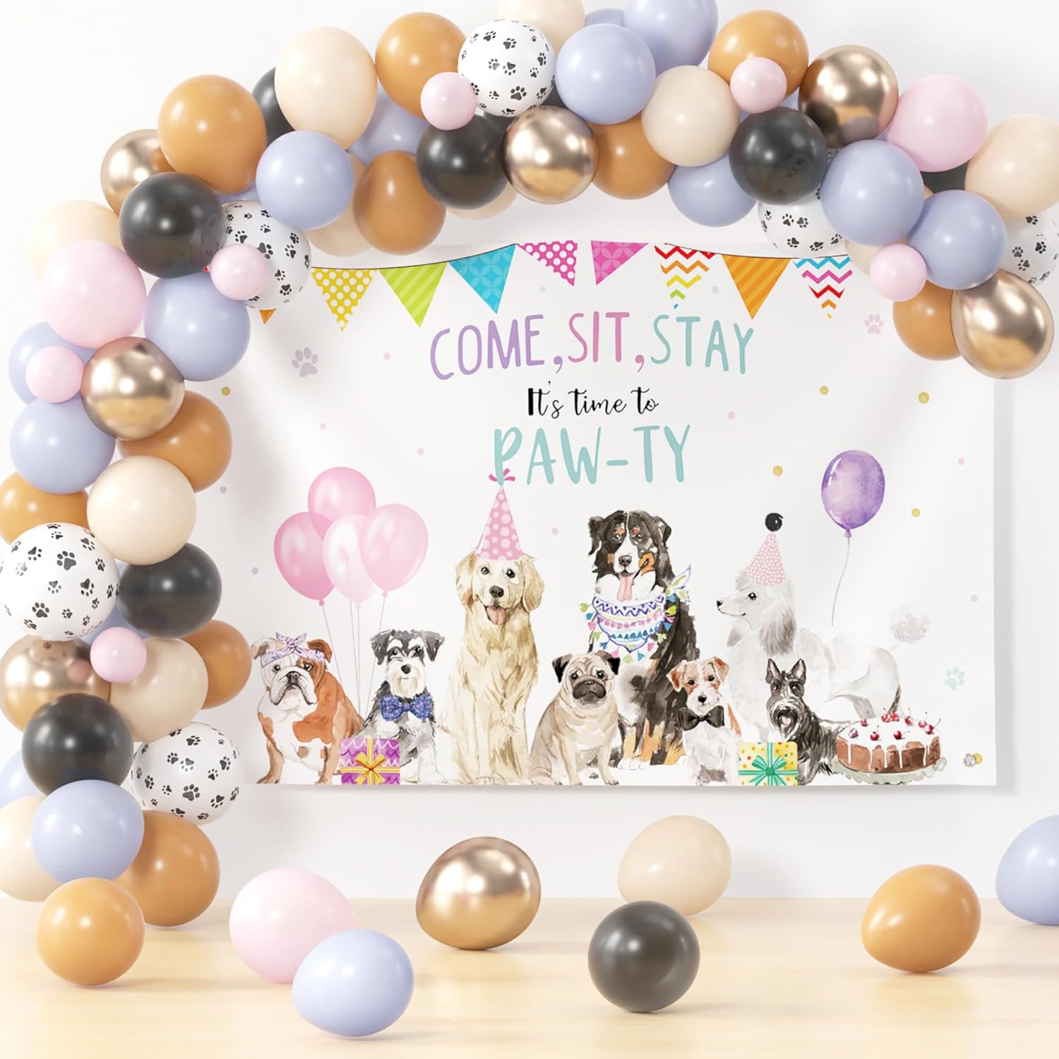 Xigejob Puppy Dog Birthday Party Supplies Dog Party