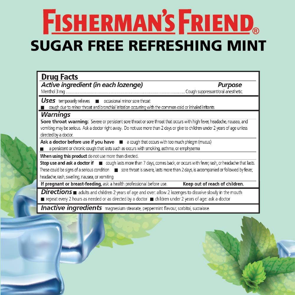 Cough Drops by Fisherman's Friend, Cough Suppressant and Sore Throat