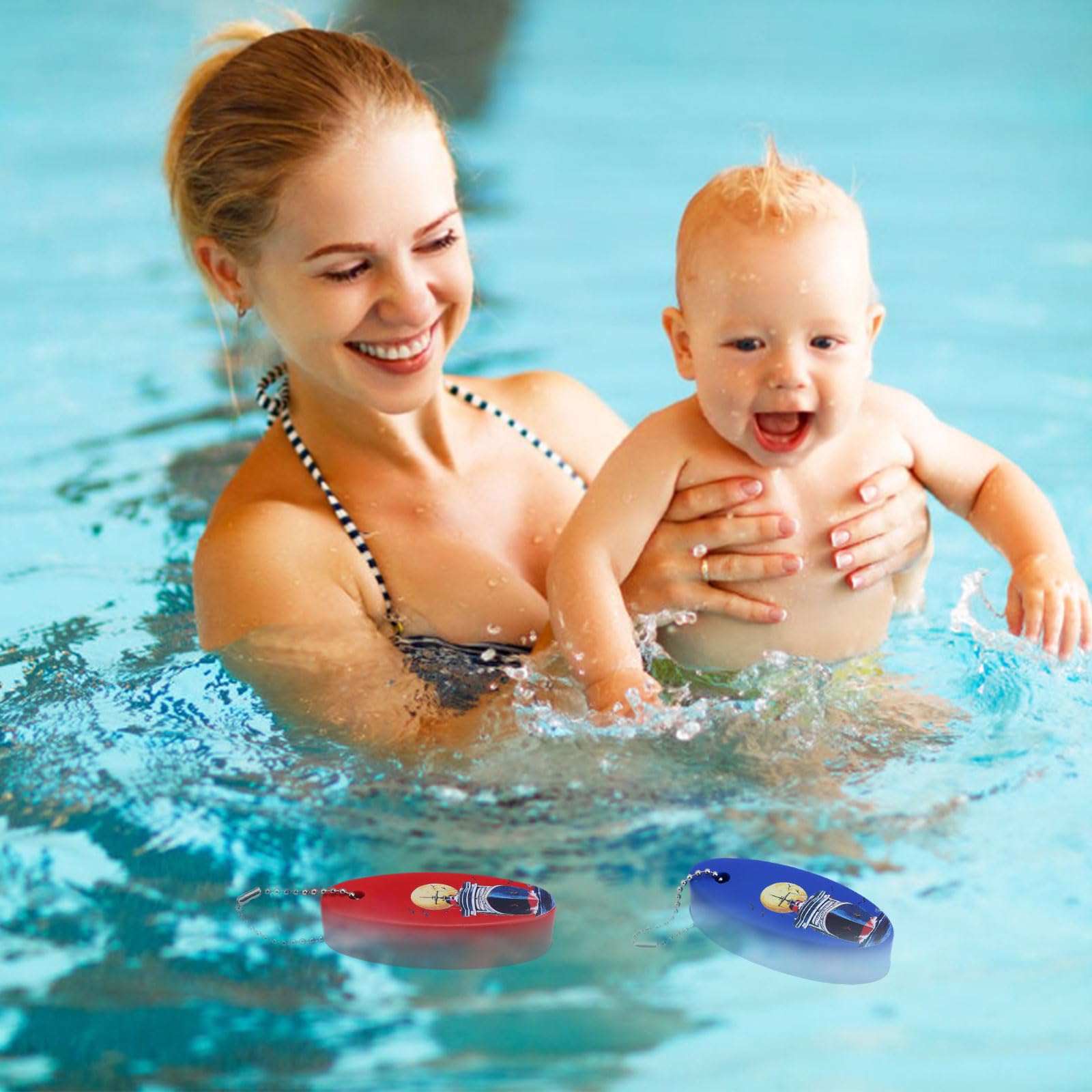 Gosknor 4x Schwimmender Bootsschlüssel - Wasserdicht & Gut Sichtbar