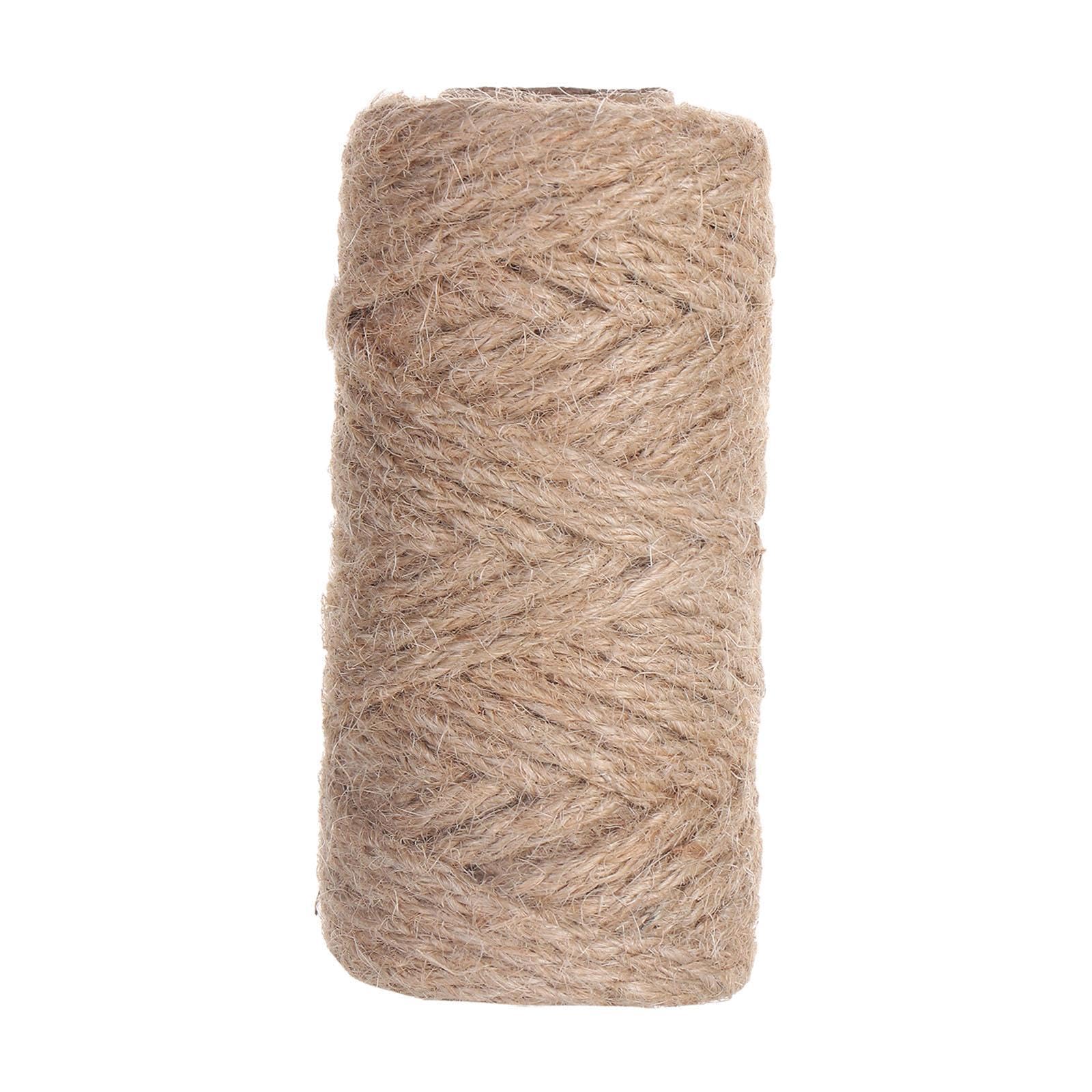 Pixzcsa Jute Versatile Rope Durable String Kitchen Gift Wrapping Arts And Crafts Needs Each Roll Of Rope Measures Total Length Of 10 Meters. Twine String, 5Mm