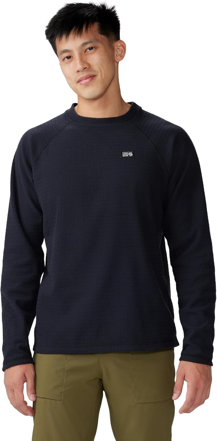 Mountain Hardwear Men's Summit Grid Ls Crew