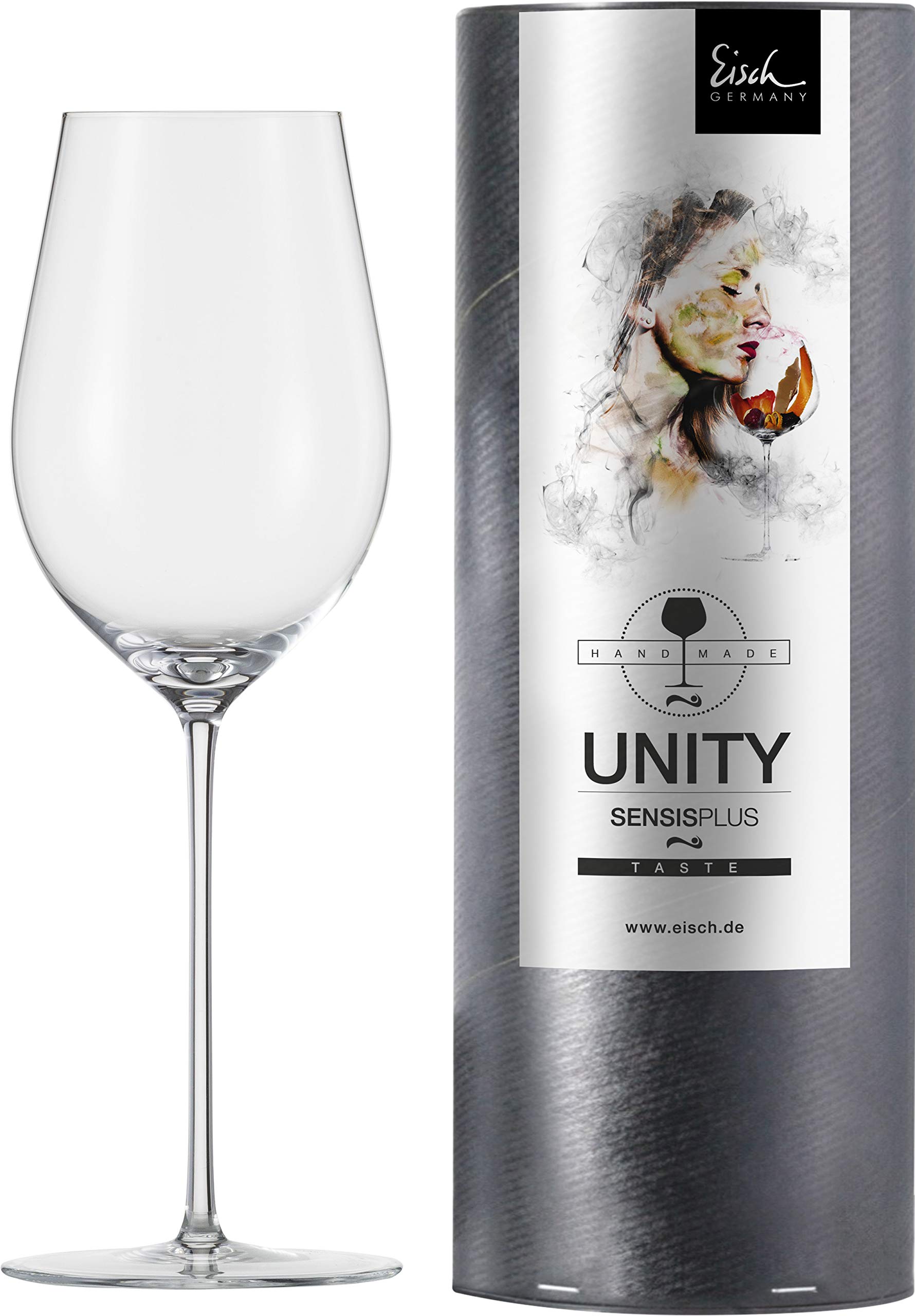 Eisch - Unity Sensis Plus, "Weißwein 522/3" 1 Weißweinglas in Geschenkröhre (25222030)