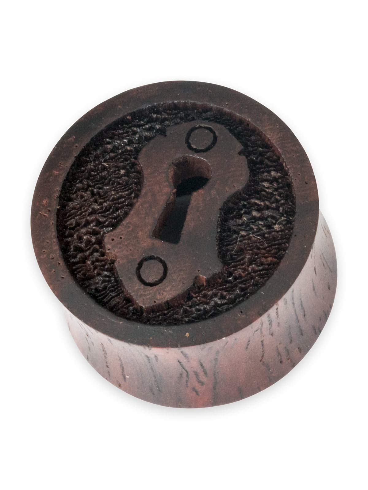 Fly Style Flesh Plug Aus Arang-Holz – Ohr Tunnel 10–20 Mm, Double Flared, Einzelstück