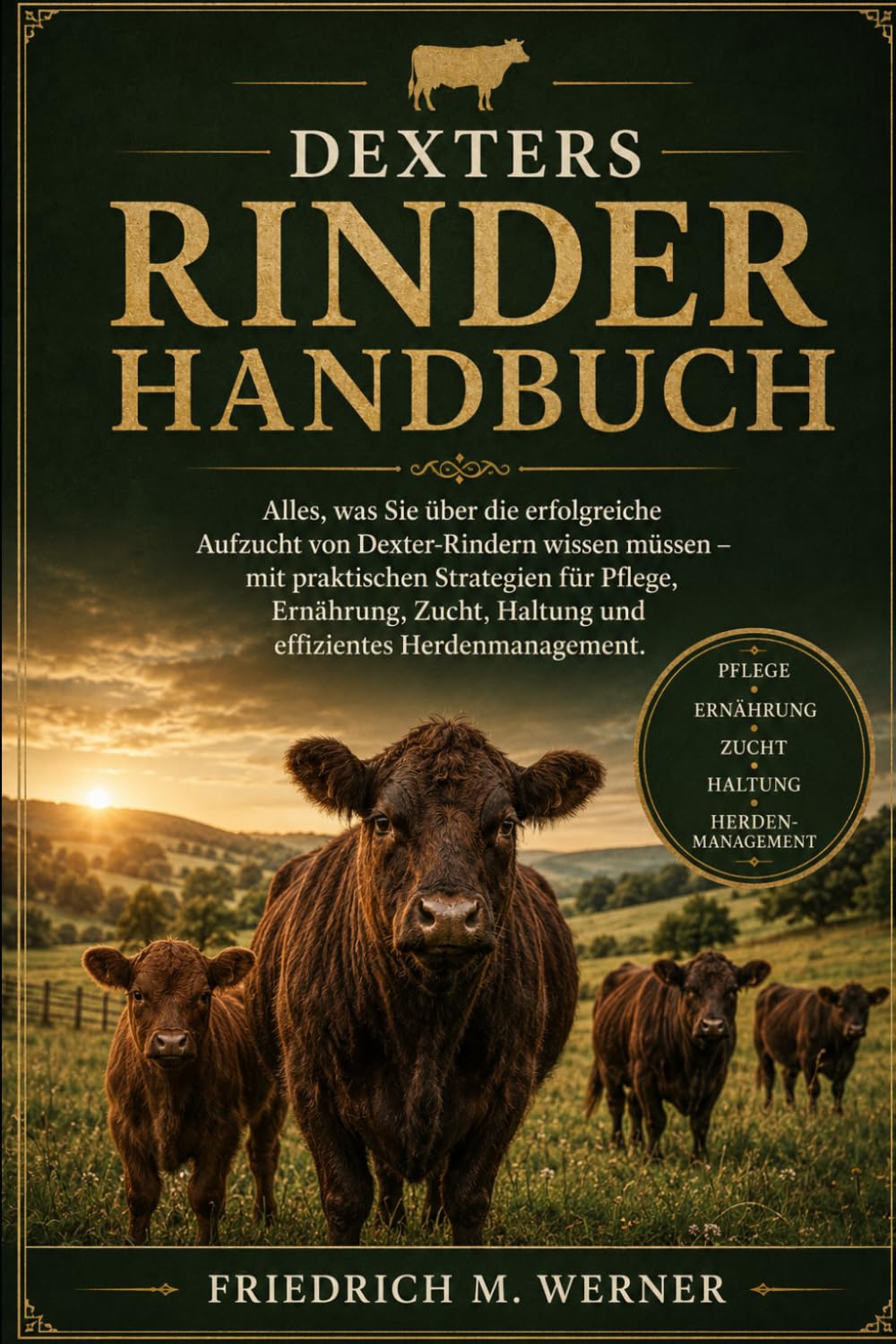 DEXTERS RINDERHANDBUCH: Alles, was Sie über die erfolgreiche Aufzucht von Dexter-Rindern wissen müssen – mit praktischen Strategien für Pflege, ... Haltung und effizientes Herdenmanagement.