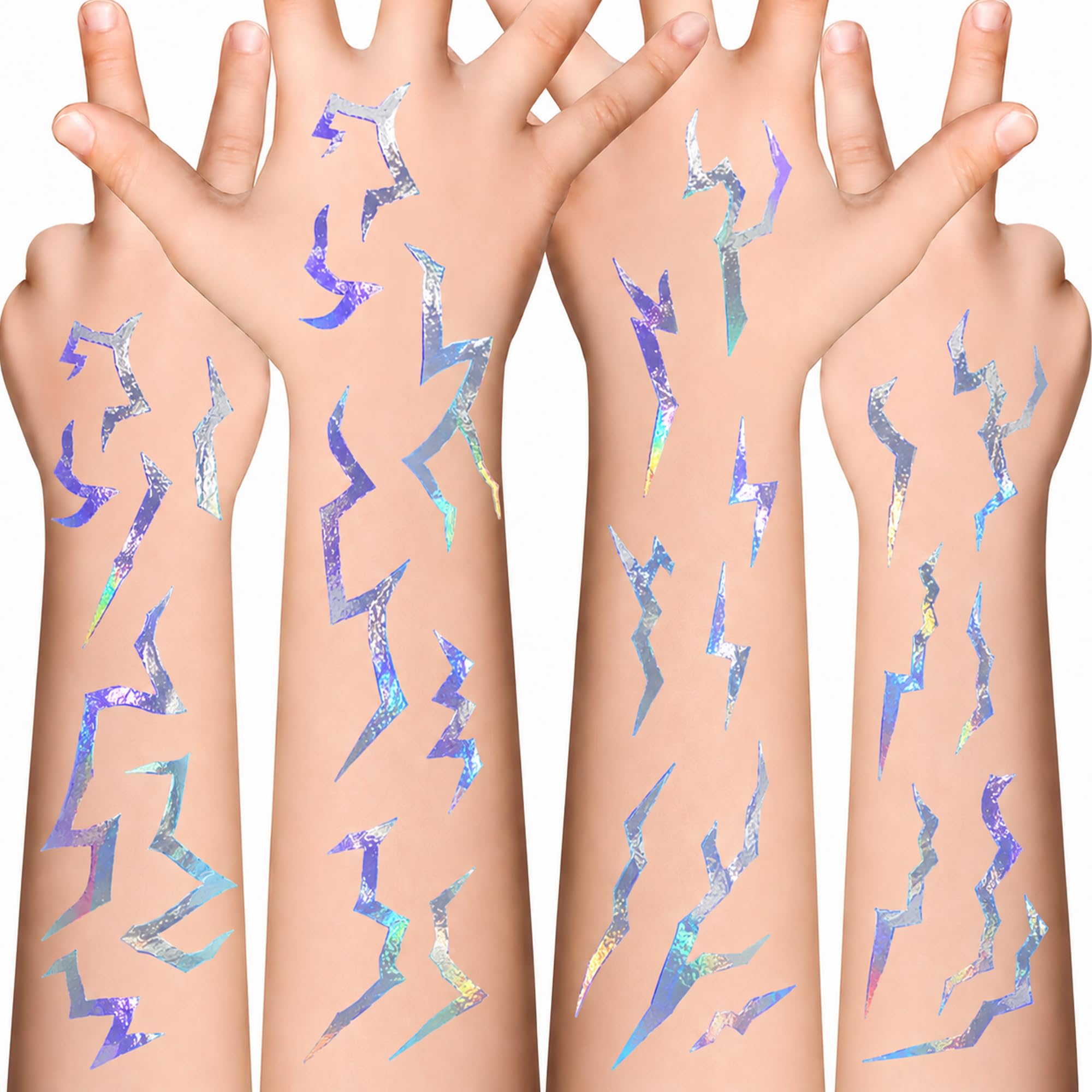 50% OFF JXSDWANG Lightning Tattoo Stickers - 5 Sheets