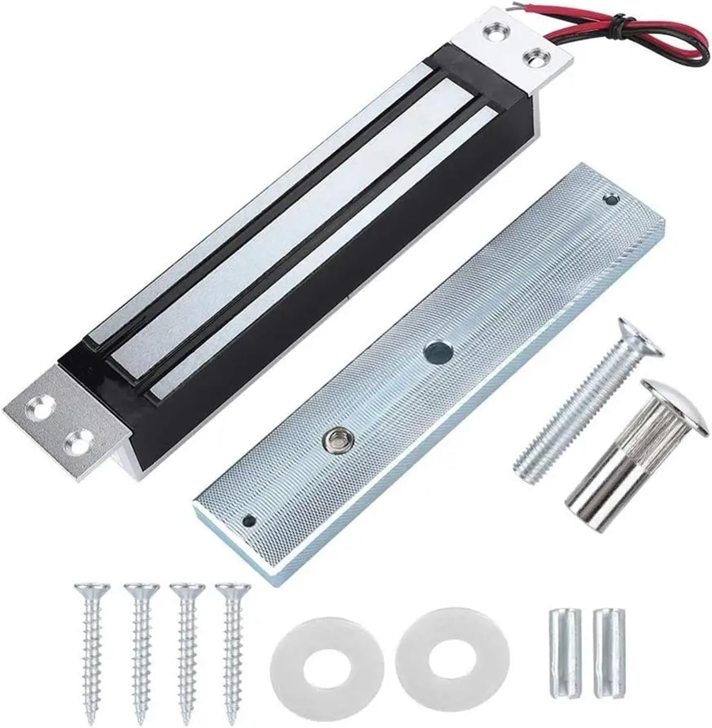 Built-in Electric Magnetic Lock 180kg 350LBS Holding Force Electromagnetic Lock 12V NC for Door Access Control