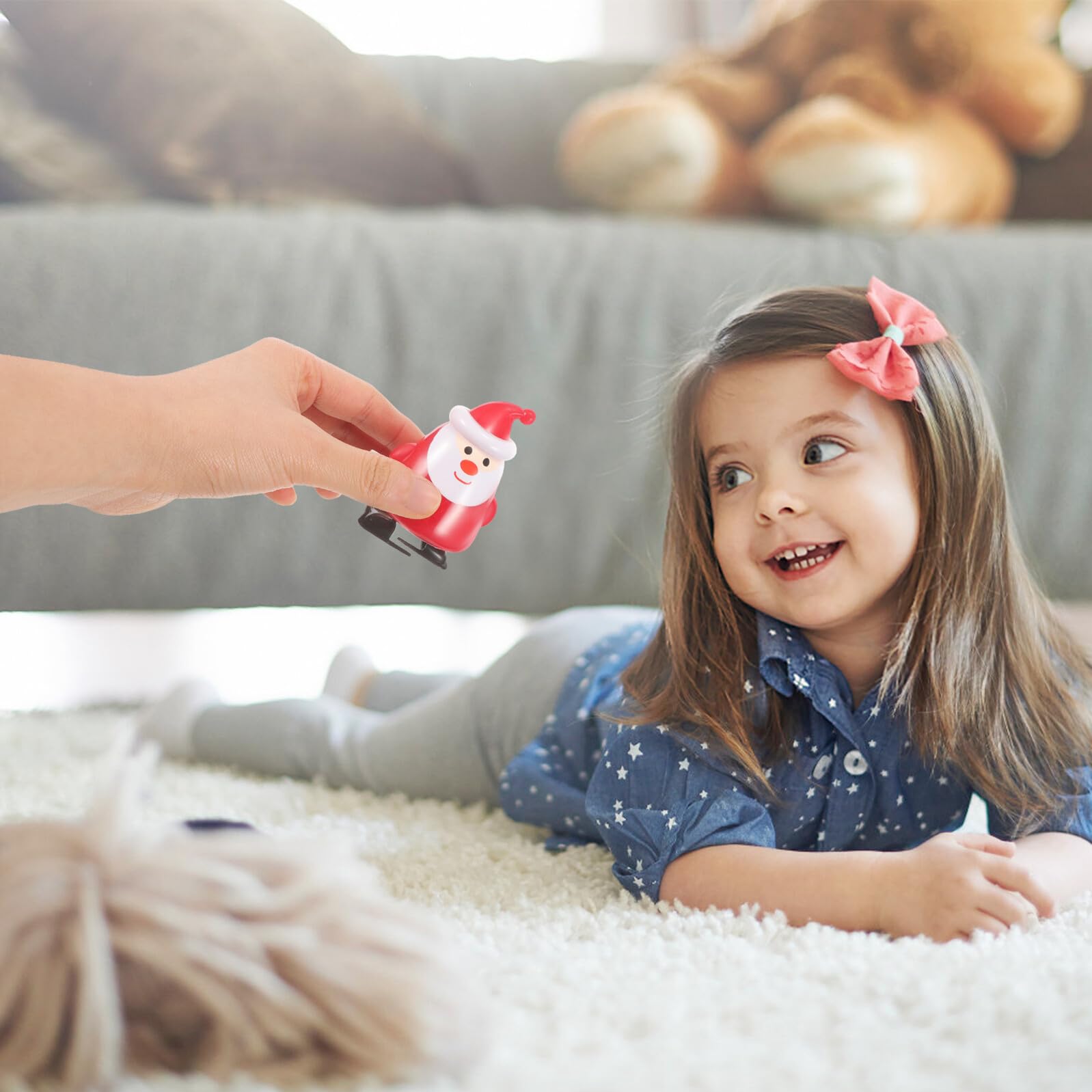 BESPORTBLE Jouet Mécanique de Noël à Remettre Marche Jouet Amusant pour Garçon pour Fille pour Fêtes