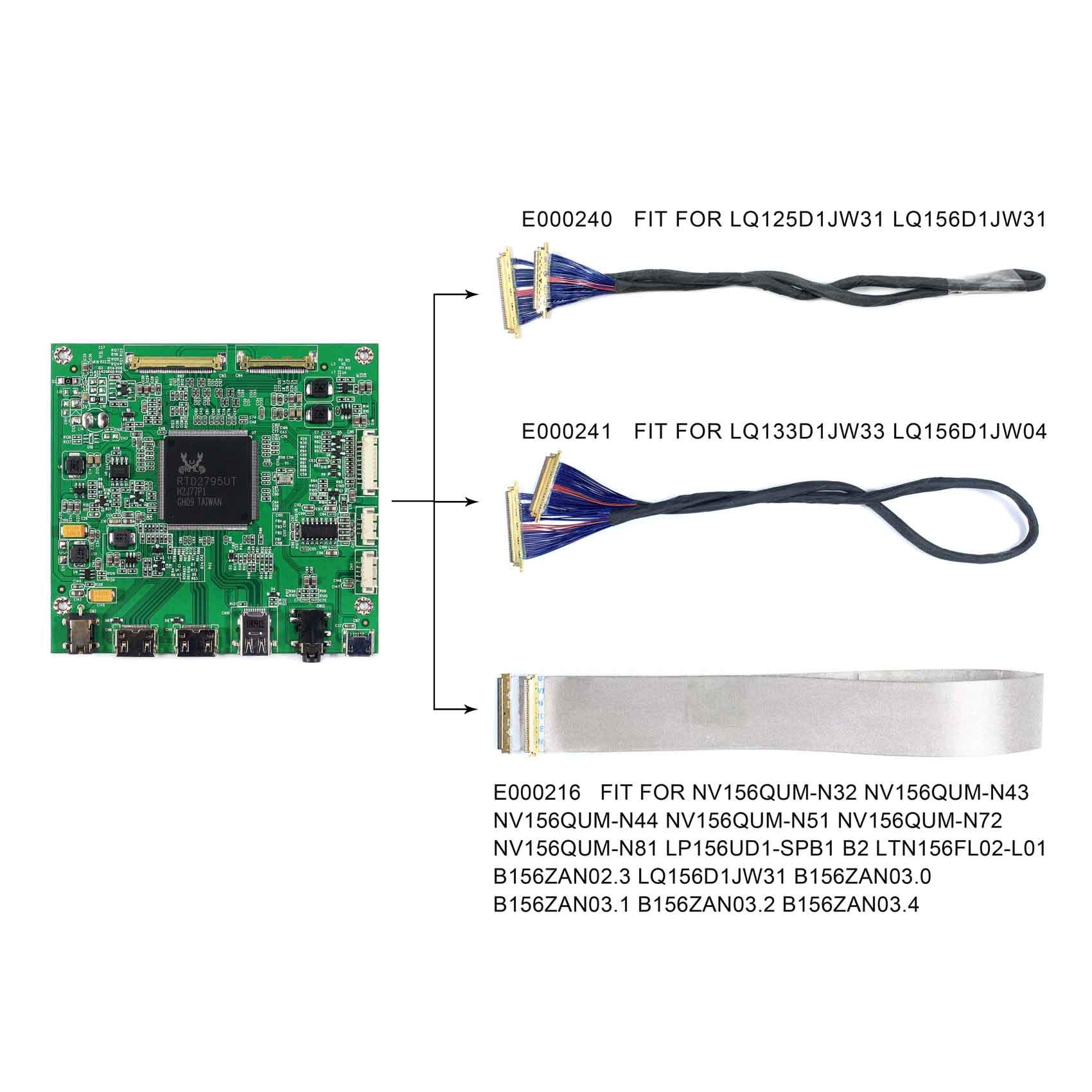 VSDISPLAY 15.6型 4K LCDコントローラー Amazon.com: VSDISPLAY Controller Board Work for 3840X2160 4K LCD