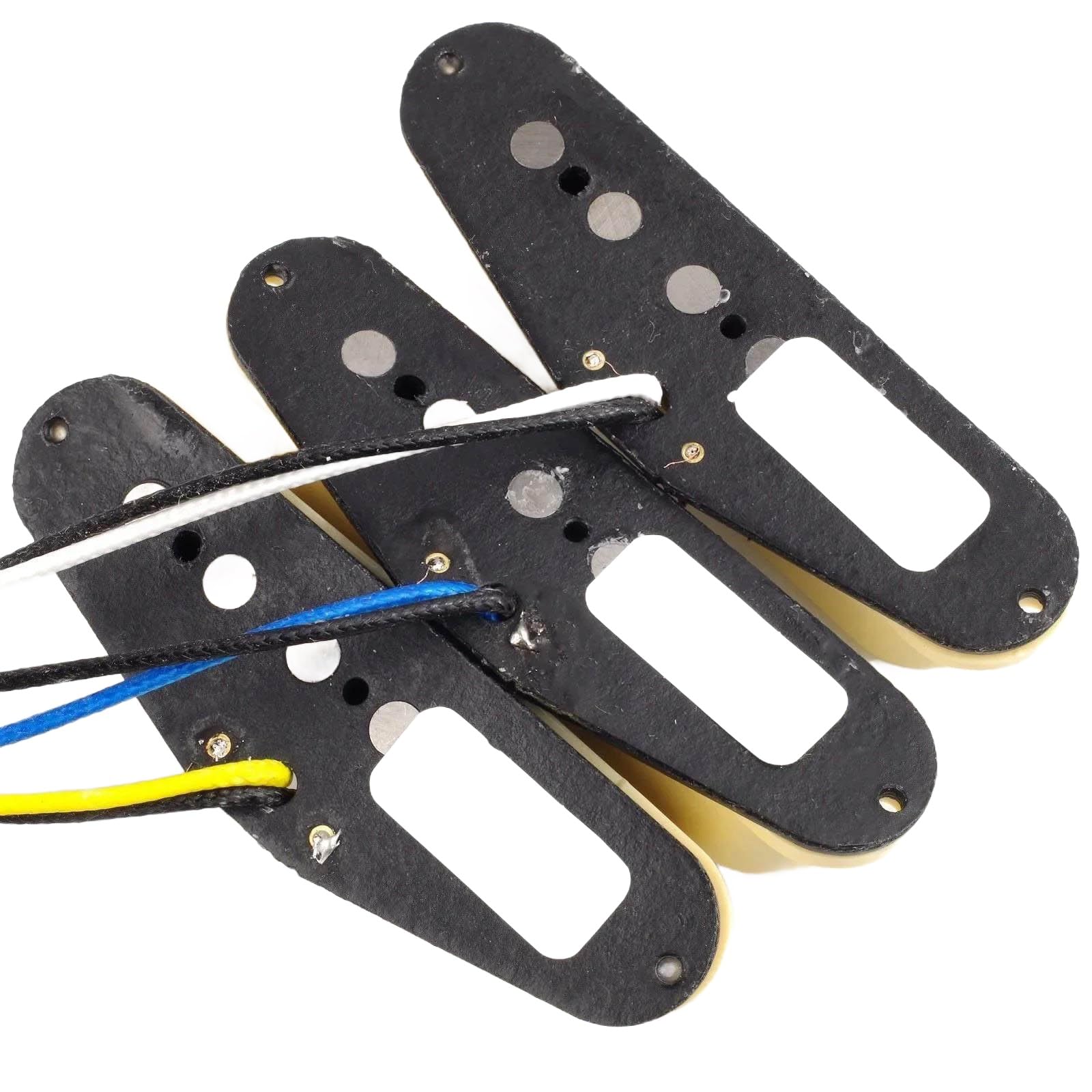 Przetwornik Do Gitary Elektrycznej Przetwornik Do Gitary Elektrycznej | 1 zestaw przetworników gitarowych Alnico5 SSS z pojedynczą cewką(Yellow)
