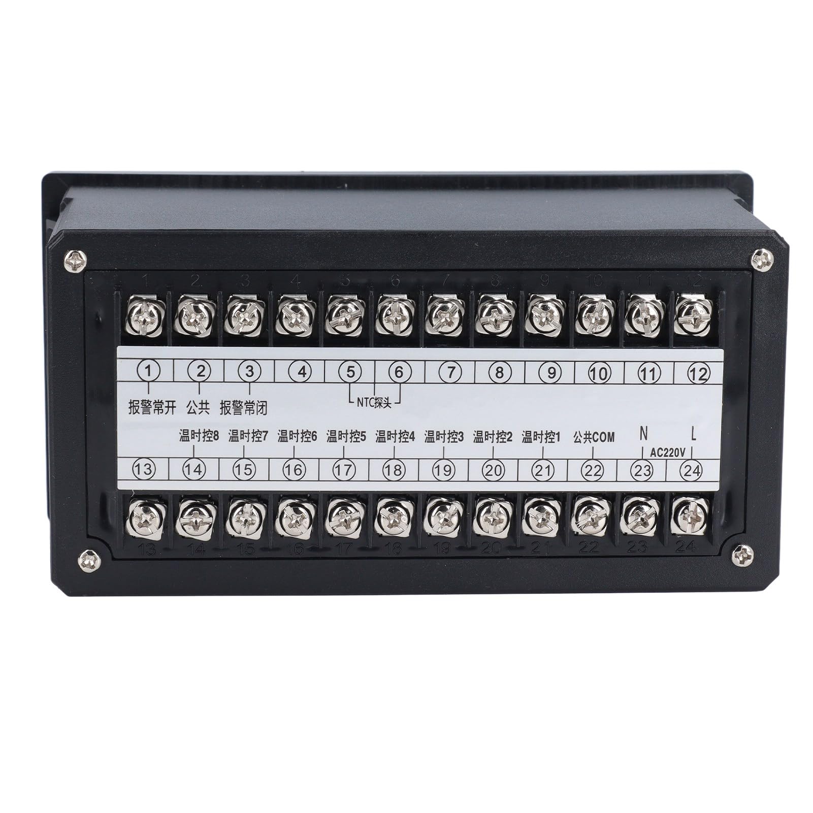 GOWENIC Termostat Cyfrowy o Wysokiej Dokładności |Kontroler Temperatury z 8-kierunkowym Wyjściem do Gospodarstw Szklarniowych 110-230 V Auto