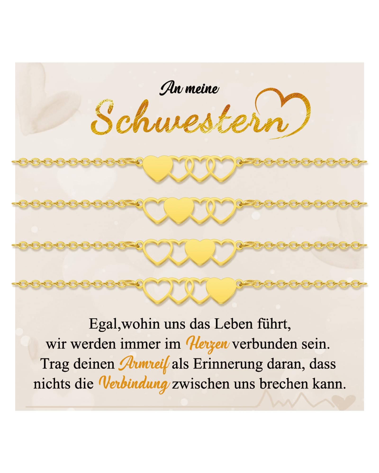 CheersLife Armband Damen,Geschenke für Frauen,Kleeblatt Armb