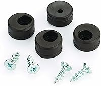 FastCap Euro Door Stops for Inset Cabinet Doors - Brown 10-Pack, Easy Adjust Hardware