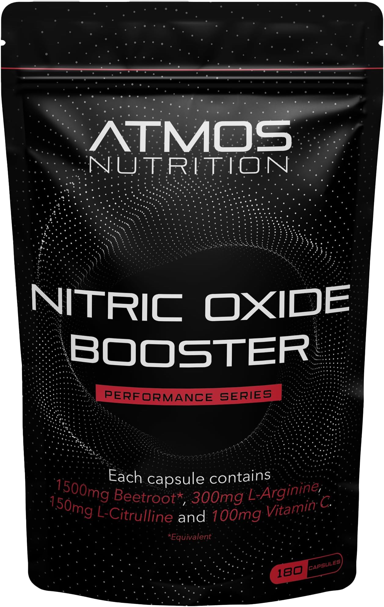 6,150mg Nitric Oxide Booster - 180 High Strength Tablets with L-Arginine, L-Citrulline, Beetroot, and Vitamin C - Blood Flow, Energy, Performance Supplement for Gym, Powerlifting, and Bodybuilding