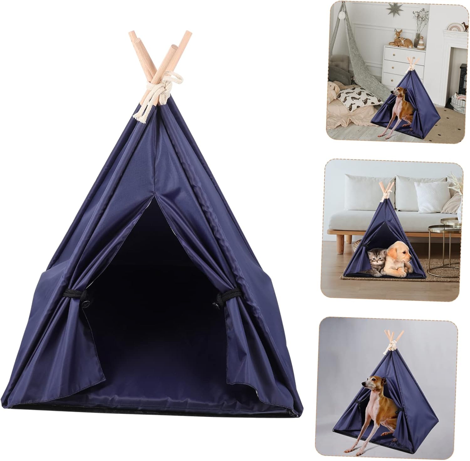 BESPORTBLE Pet Tent for Dogs and Cats Washable Hiding House with Sturdy Structure for Indoor and Outdoor Use for Small to Medium Pets