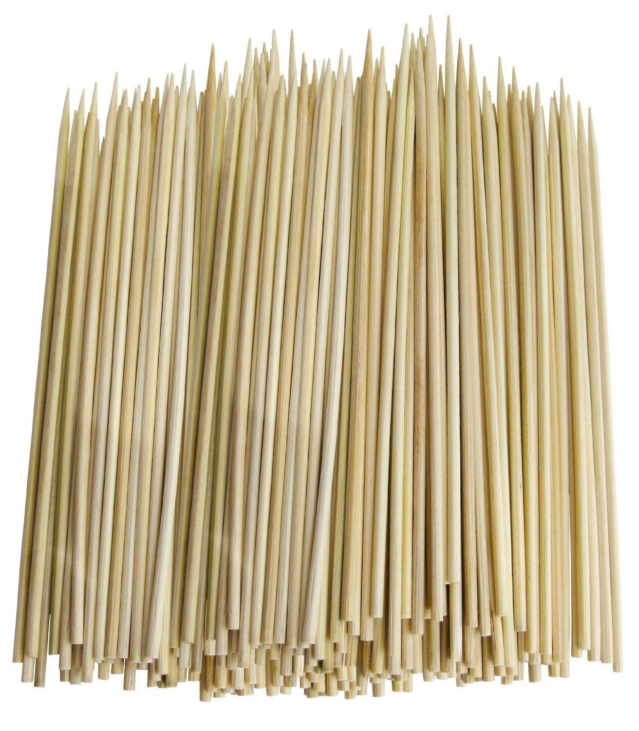 Chef CraftThin Bamboo Skewers for BBQ, Skewer, Shish Kabobs, Appetizers, 12-Inch, 100 Pieces