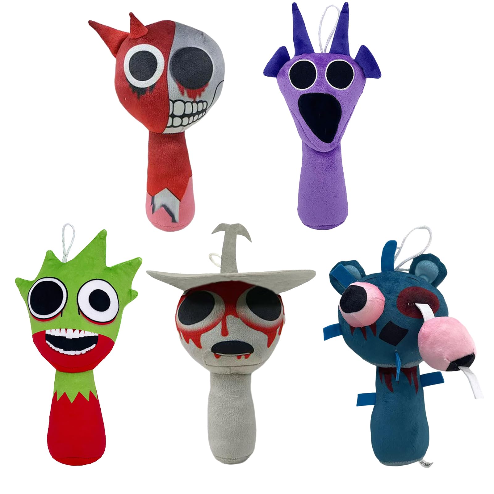 Amazon.co.jp: スプランキー ぬいぐるみ ドール 5体セット ホラー