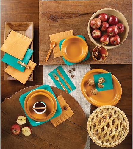 Miniatura 8 de Creative Converting - Mantel de plástico (rollo de 100 pies), color rosa (Candy pink), Pumpkin Spice